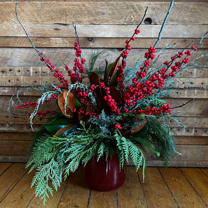 Red Holiday Arrangement